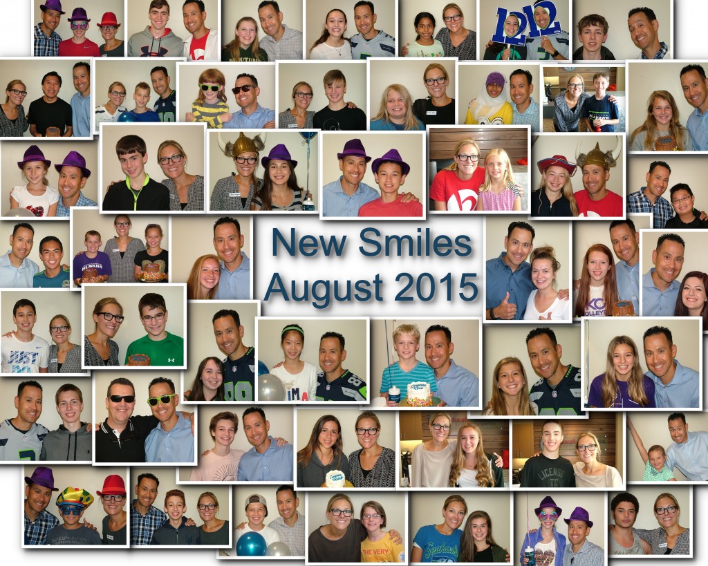 Take a look at the beautiful smiles we delivered to our happy patients in August 2015!